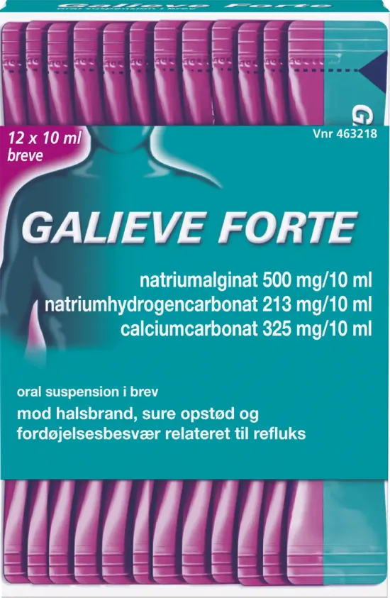 Galieve Forte Oral Suspension i brev