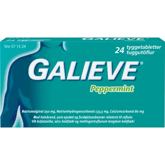 Galieve Peppermint tyggetabletter